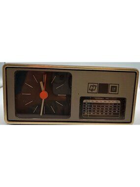 Vtg 1990s GM & Harrison Logo Desk Clock W/Calendar Aachen Germany
